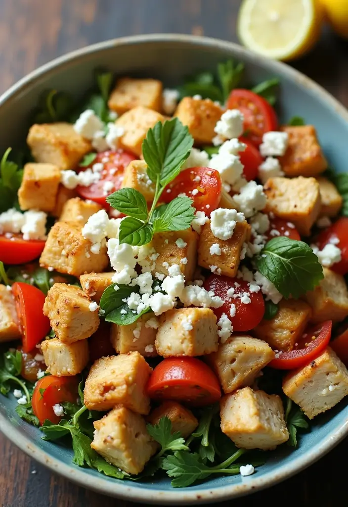 30 High-Protein Low-Carb Meal Prep Recipes to Stay Fit 143 30 High-Protein Low-Carb Meal Prep Recipes to Stay Fit - 25. Greek Chicken Bowls