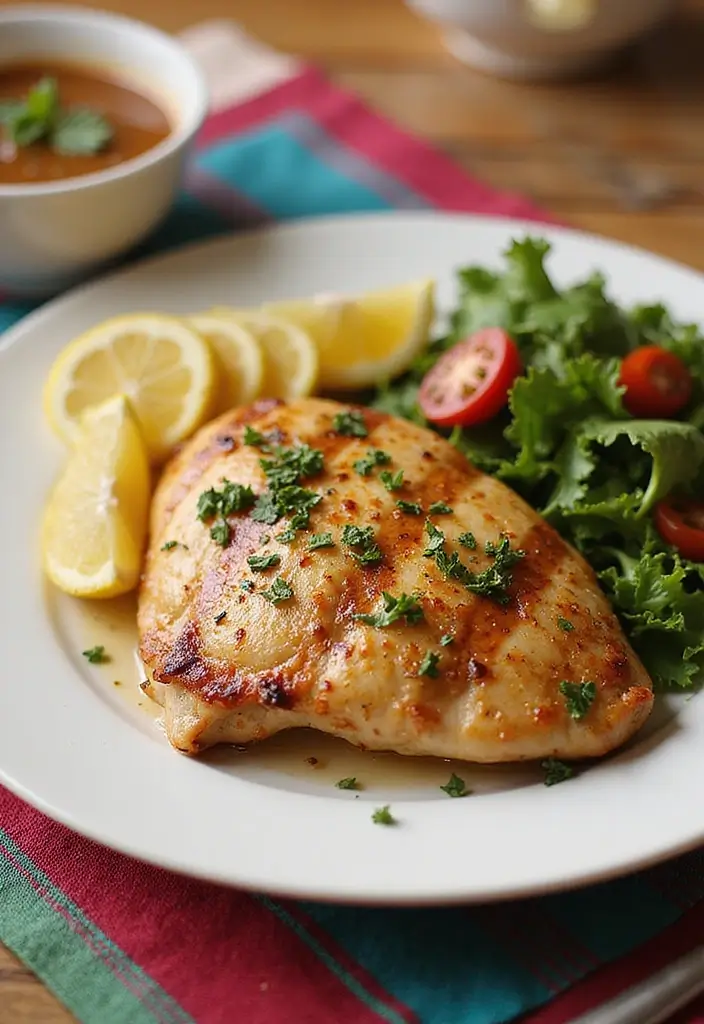 30 High-Protein Low-Carb Meal Prep Recipes to Stay Fit 36 30 High-Protein Low-Carb Meal Prep Recipes to Stay Fit - 6. Lemon Herb Grilled Chicken
