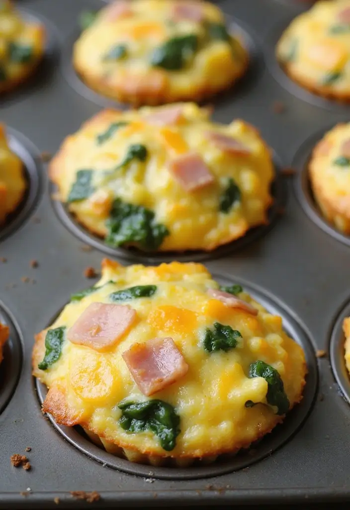 30 High-Protein Low-Carb Snack and Meal Prep Recipes for Busy Days - 1. Savory Egg Muffins