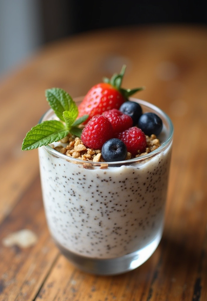 30 High-Protein Low-Carb Snack and Meal Prep Recipes for Busy Days - 10. Coconut Chia Seed Pudding