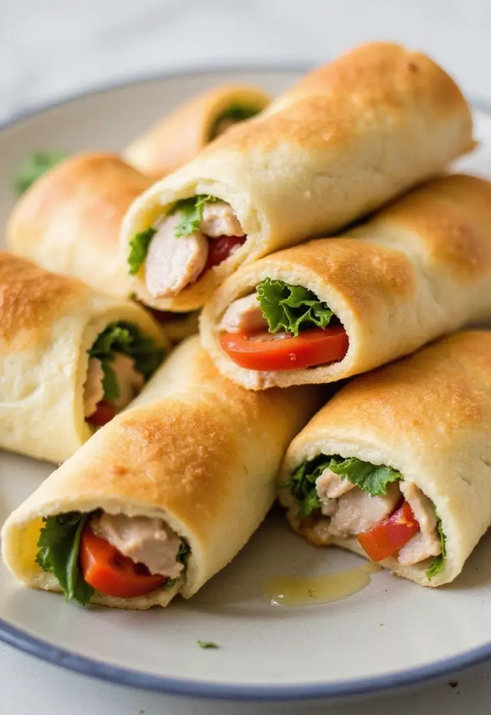 30 High-Protein Low-Carb Snack and Meal Prep Recipes for Busy Days - 16. Turkey Roll-Ups