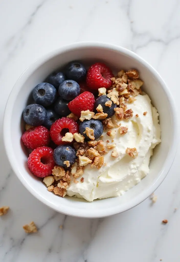 30 High-Protein Low-Carb Snack and Meal Prep Recipes for Busy Days - 19. Cottage Cheese with Berries