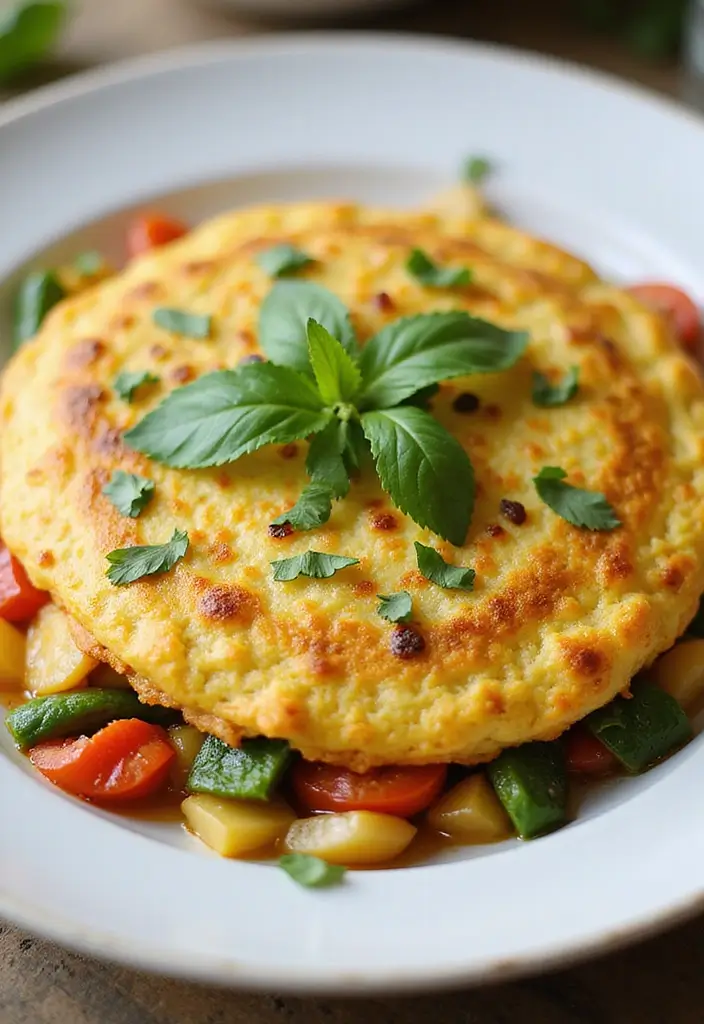 30 High-Protein Low-Carb Snack and Meal Prep Recipes for Busy Days - 21. Vegetable Omelette