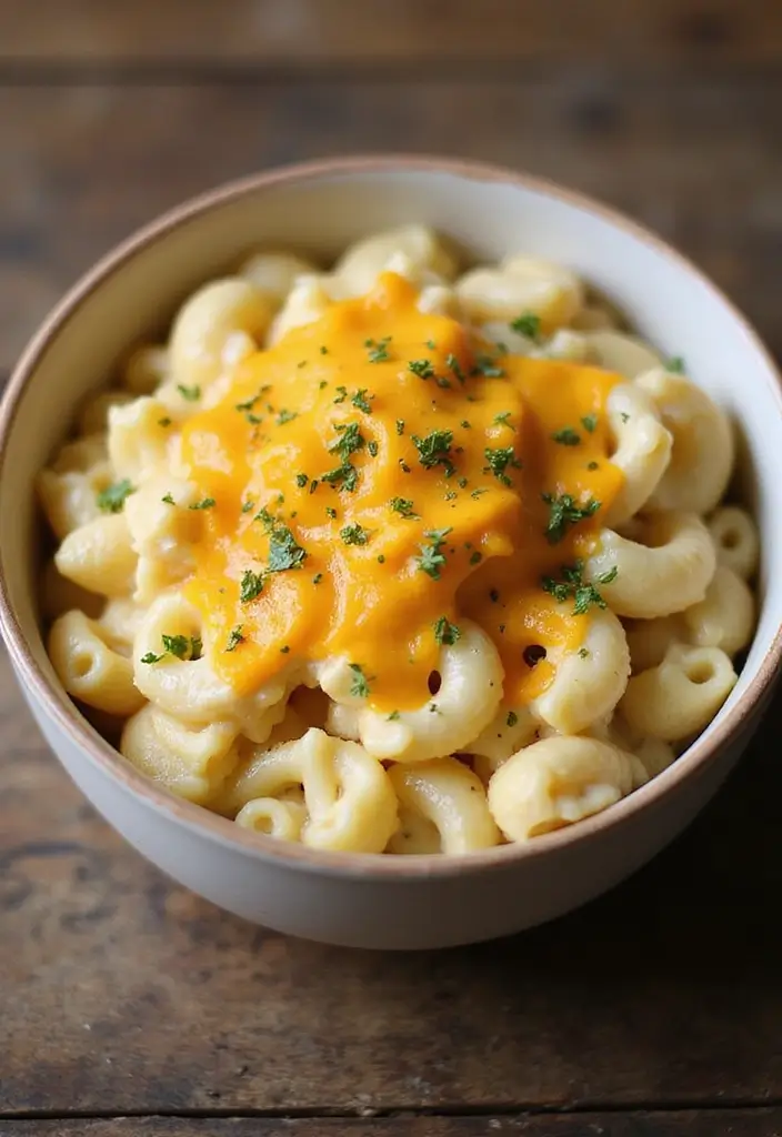 30 High-Protein Vegetarian Bulking Meal Prep Recipes for Men - 16. Mac & Cheese with Cauliflower