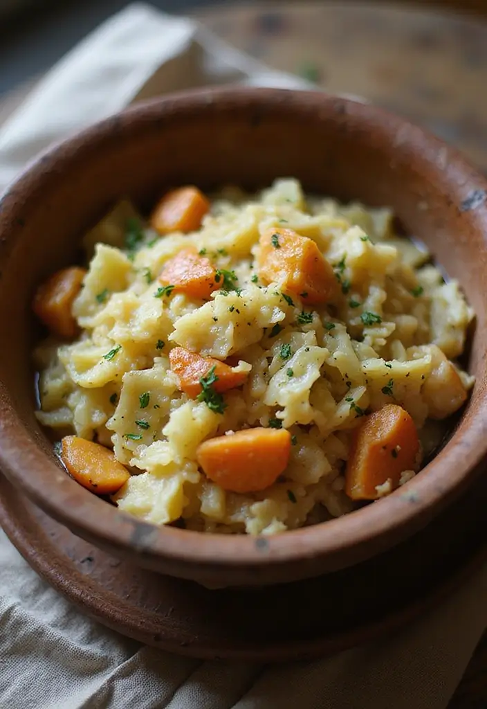 30 High-Protein Vegetarian Bulking Meal Prep Recipes for Men - 26. Cabbage & Potato Hash