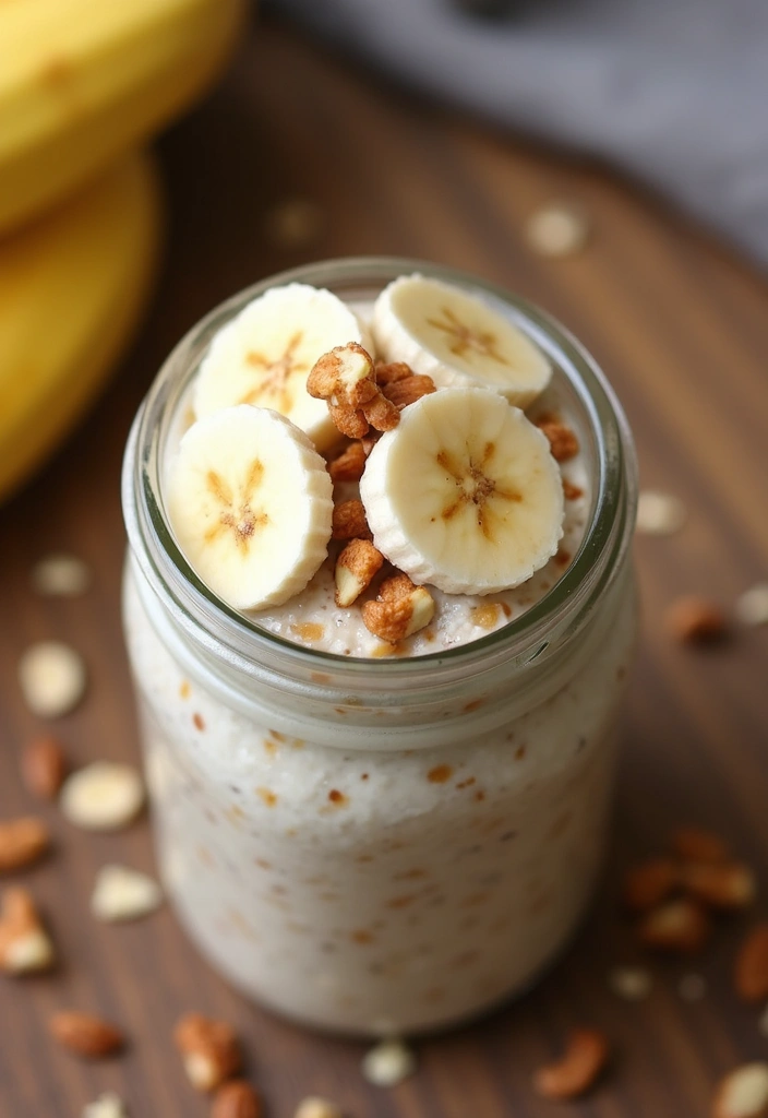 30 High-Protein Vegetarian Bulking Meal Prep Recipes for Men - 6. High-Protein Overnight Oats
