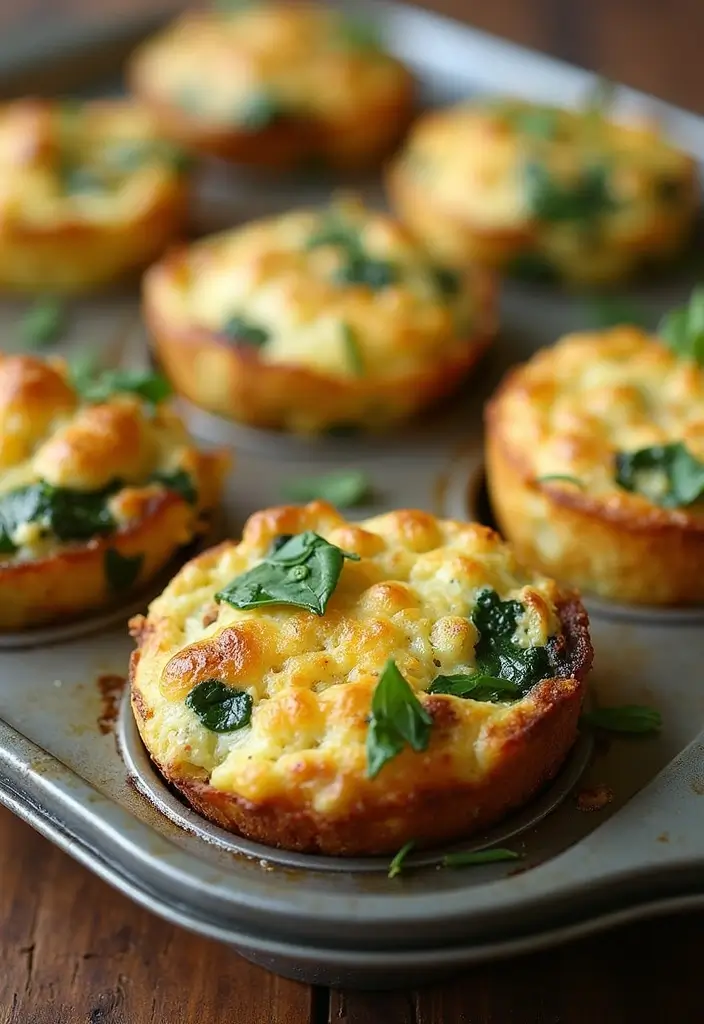 30 Low-Calorie Breakfast Meal Prep Recipes to Start the Day Right 60 30 Low-Calorie Breakfast Meal Prep Recipes to Start the Day Right - 10. Spinach and Feta Egg Muffins