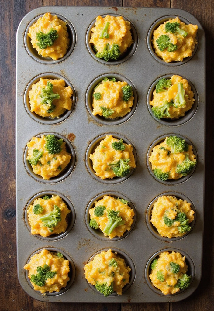 30 Low-Calorie Breakfast Meal Prep Recipes to Start the Day Right 74 30 Low-Calorie Breakfast Meal Prep Recipes to Start the Day Right - 12. Broccoli and Cheese Egg Bites