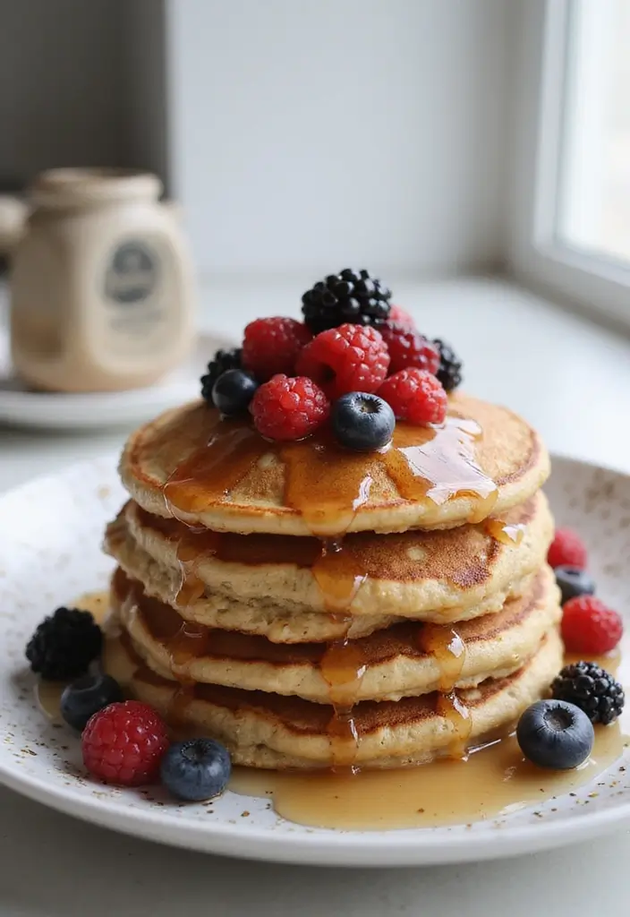 30 Low-Calorie Breakfast Meal Prep Recipes to Start the Day Right 82 30 Low-Calorie Breakfast Meal Prep Recipes to Start the Day Right - 14. Oatmeal Pancakes