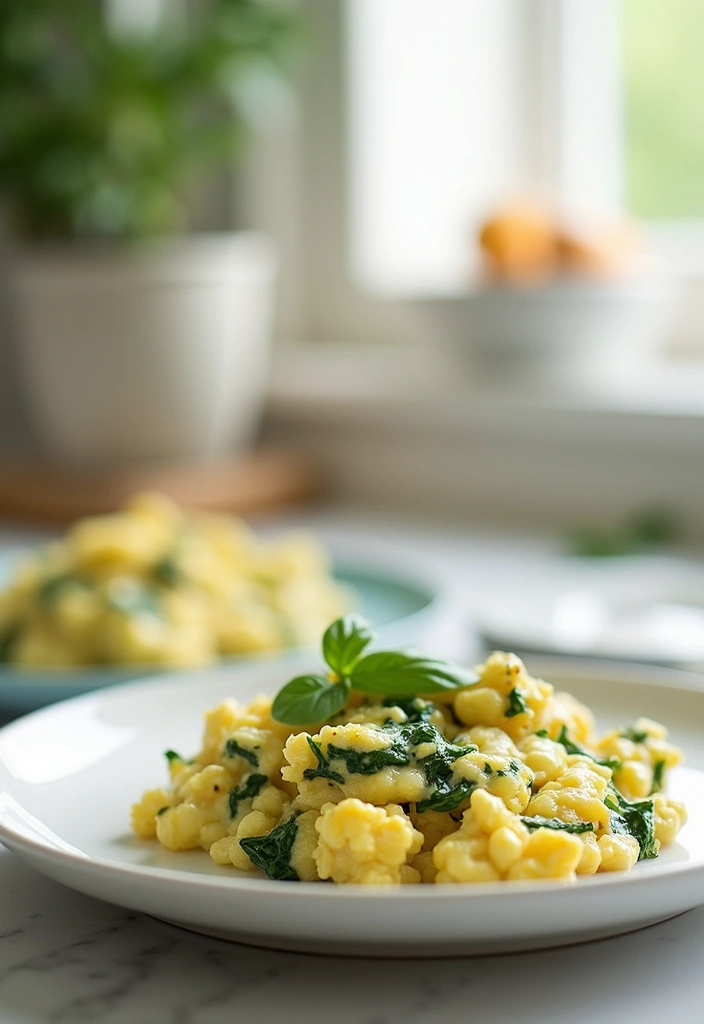 30 Low-Calorie Breakfast Meal Prep Recipes to Start the Day Right 137 30 Low-Calorie Breakfast Meal Prep Recipes to Start the Day Right - 23. Egg White and Spinach Scramble