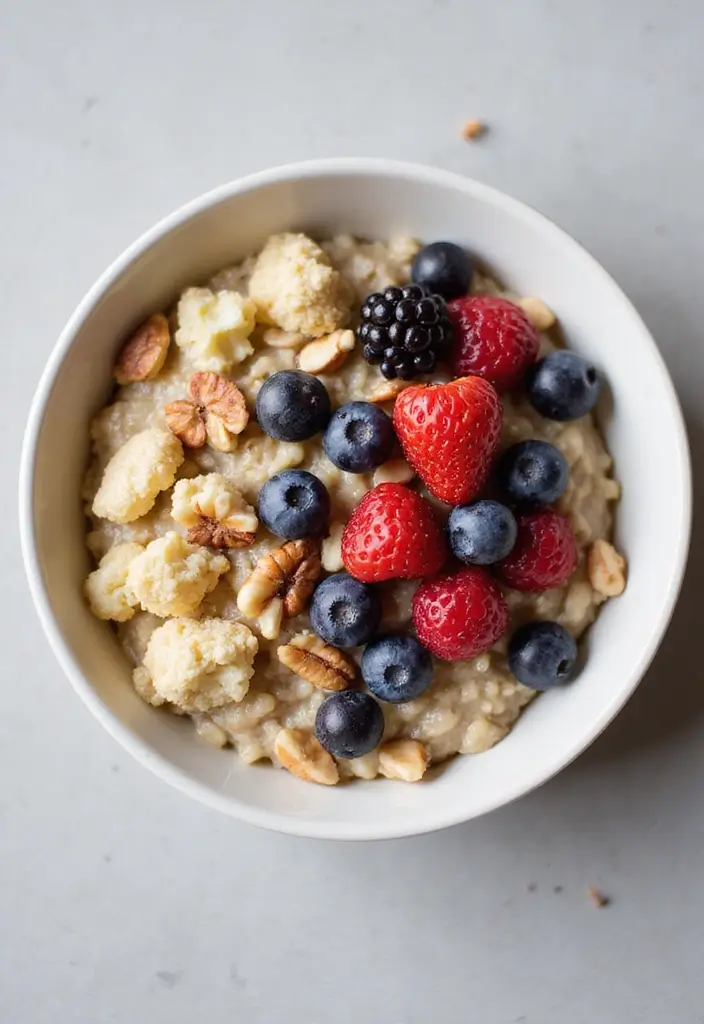 30 Low-Calorie Breakfast Meal Prep Recipes to Start the Day Right 149 30 Low-Calorie Breakfast Meal Prep Recipes to Start the Day Right - 25. Cauliflower Oatmeal