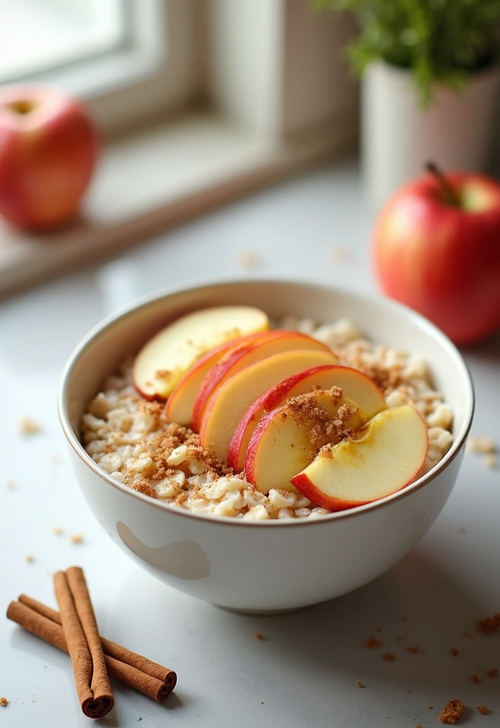 30 Low-Calorie Breakfast Meal Prep Recipes to Start the Day Right 166 30 Low-Calorie Breakfast Meal Prep Recipes to Start the Day Right - 28. Apple Cinnamon Overnight Oats