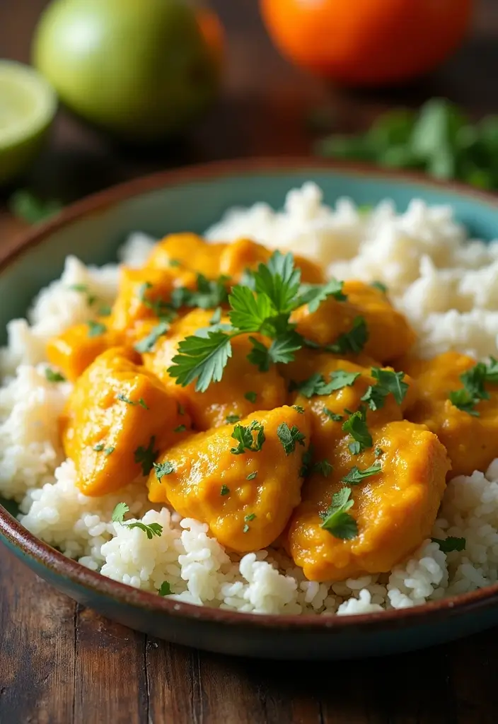 30 Low-Carb Meal Prep Recipes for Weight Loss Goals 87 30 Low-Carb Meal Prep Recipes for Weight Loss Goals - 15. Coconut Curry Chicken