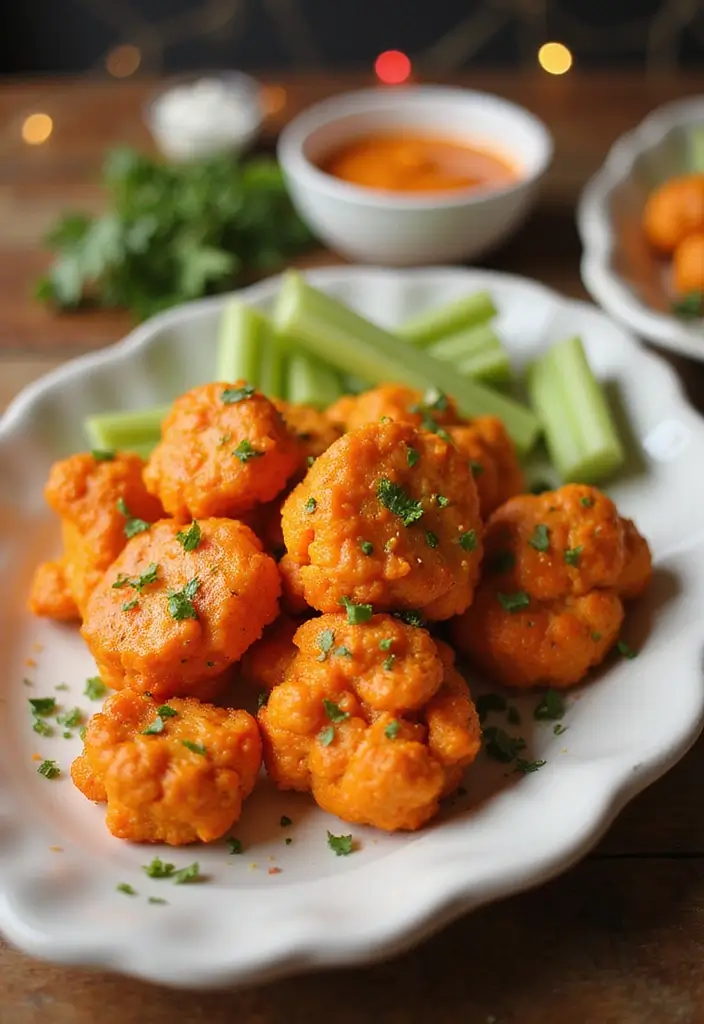30 Low-Carb Meal Prep Recipes for Weight Loss Goals 94 30 Low-Carb Meal Prep Recipes for Weight Loss Goals - 16. Buffalo Cauliflower Bites