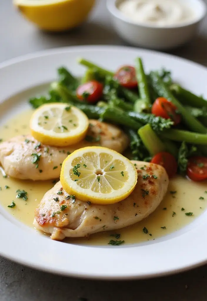 30 Low-Carb Meal Prep Recipes for Weight Loss Goals 115 30 Low-Carb Meal Prep Recipes for Weight Loss Goals - 19. Lemon Garlic Chicken