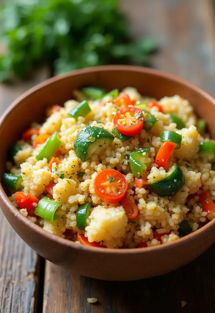 30 Low-Carb Meal Prep Recipes for Weight Loss Goals 8 30 Low-Carb Meal Prep Recipes for Weight Loss Goals - 2. Cauliflower Rice Stir-Fry