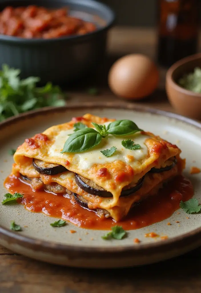 30 Low-Carb Meal Prep Recipes for Weight Loss Goals 122 30 Low-Carb Meal Prep Recipes for Weight Loss Goals - 20. Eggplant Lasagna