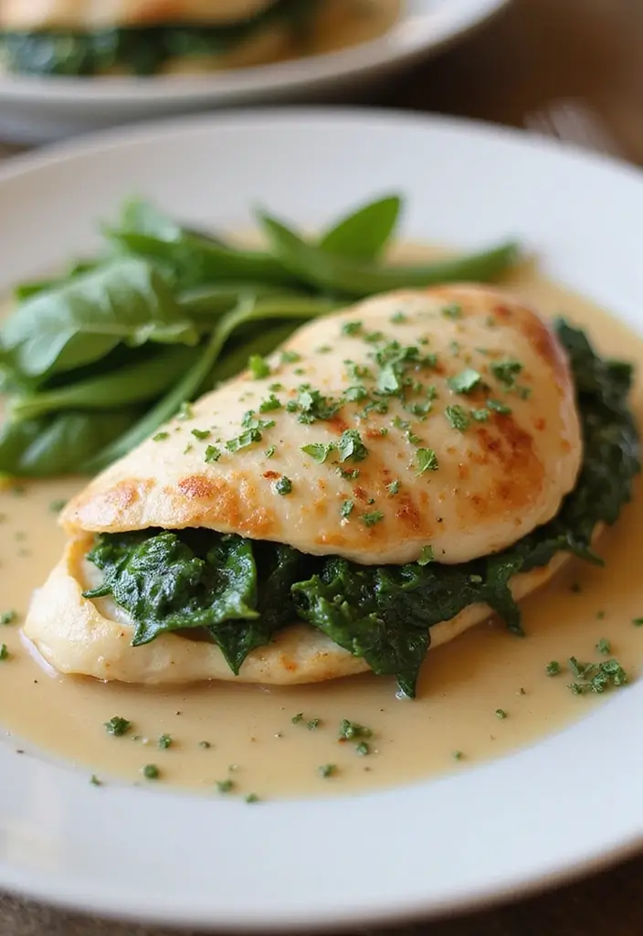 30 Low-Carb Meal Prep Recipes for Weight Loss Goals 137 30 Low-Carb Meal Prep Recipes for Weight Loss Goals - 23. Spinach and Feta Stuffed Chicken Breast