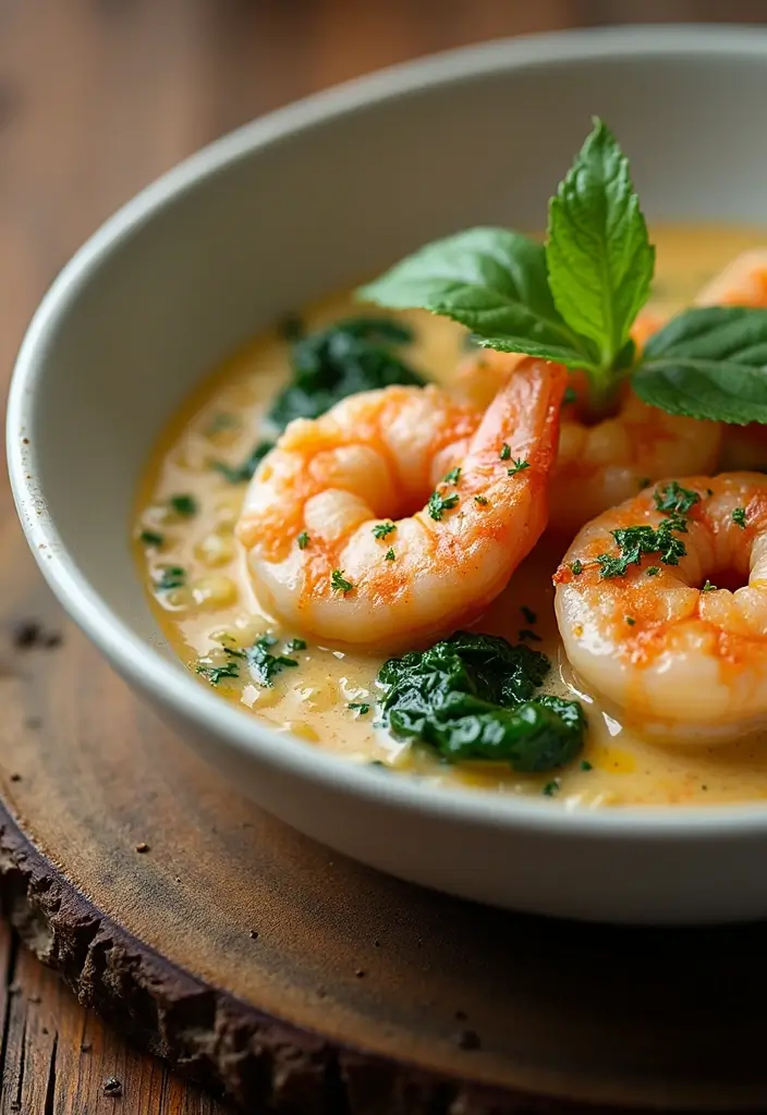 30 Low-Carb Meal Prep Recipes for Weight Loss Goals 155 30 Low-Carb Meal Prep Recipes for Weight Loss Goals - 27. Creamy Garlic Shrimp with Spinach