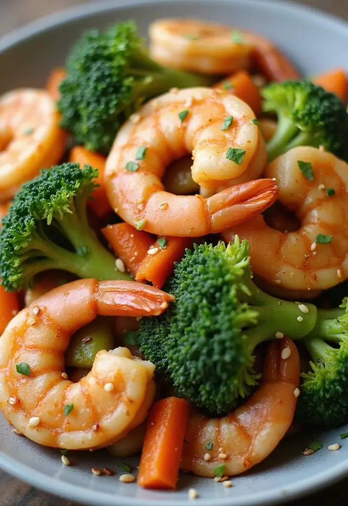 30 Low-Carb Meal Prep Recipes for Weight Loss Goals 49 30 Low-Carb Meal Prep Recipes for Weight Loss Goals - 9. Shrimp and Broccoli Stir-Fry
