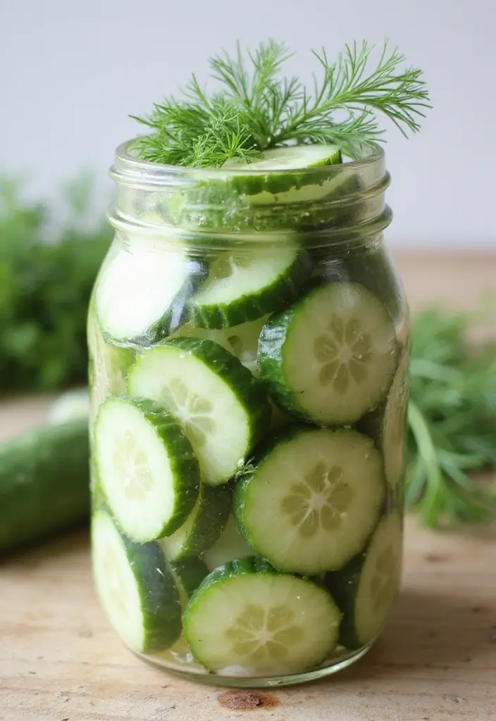 30 Mason Jar Salad Meal Prep Recipes That Stay Fresh All Week 49 30 Mason Jar Salad Meal Prep Recipes That Stay Fresh All Week - 9. Cucumber and Dill Salad