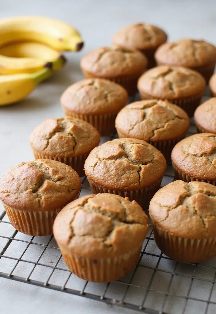 30 Meal Prep Recipes for the Week That Save Time and Effort - 15. Whole Wheat Banana Muffins