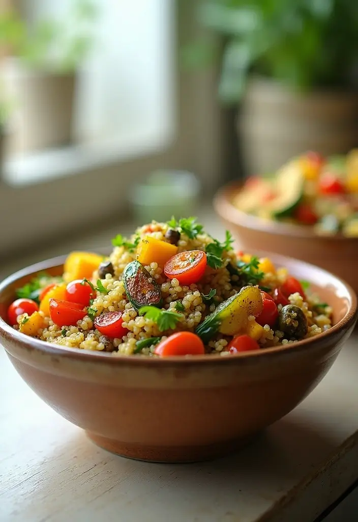 30 Meal Prep Recipes for the Week That Save Time and Effort - 21. Roasted Vegetable Quinoa Bowls