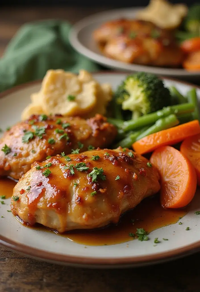 30 Meal Prep Recipes for the Week That Save Time and Effort - 29. Honey Garlic Chicken Thighs