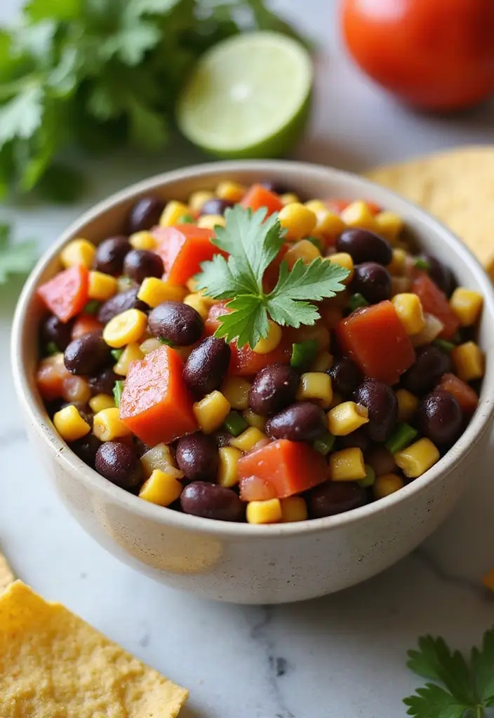 30 Meal Prep Recipes for the Week That Save Time and Effort - 8. Black Bean and Corn Salsa
