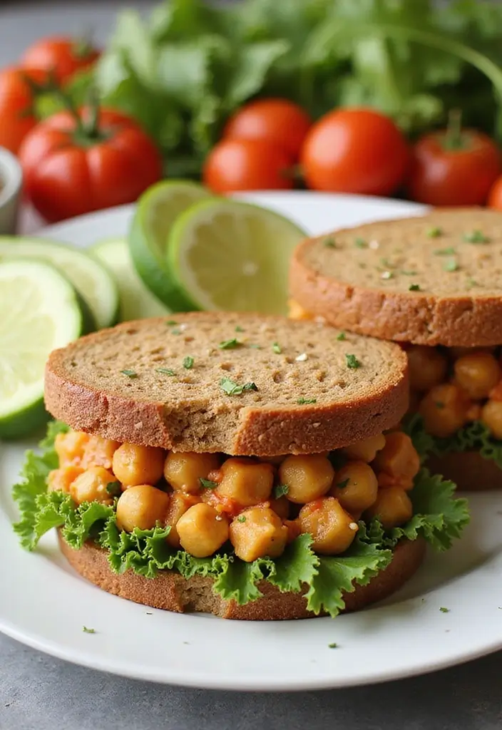 30 Meal Prep Recipes for the Week That Save Time and Effort - 9. Chickpea Salad Sandwiches