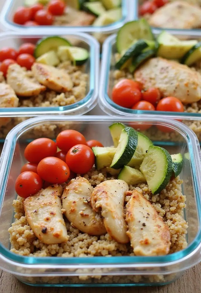 30 Meal Prep Recipes to Lose Weight and Eat Better - 1. Grilled Chicken and Quinoa Bowls