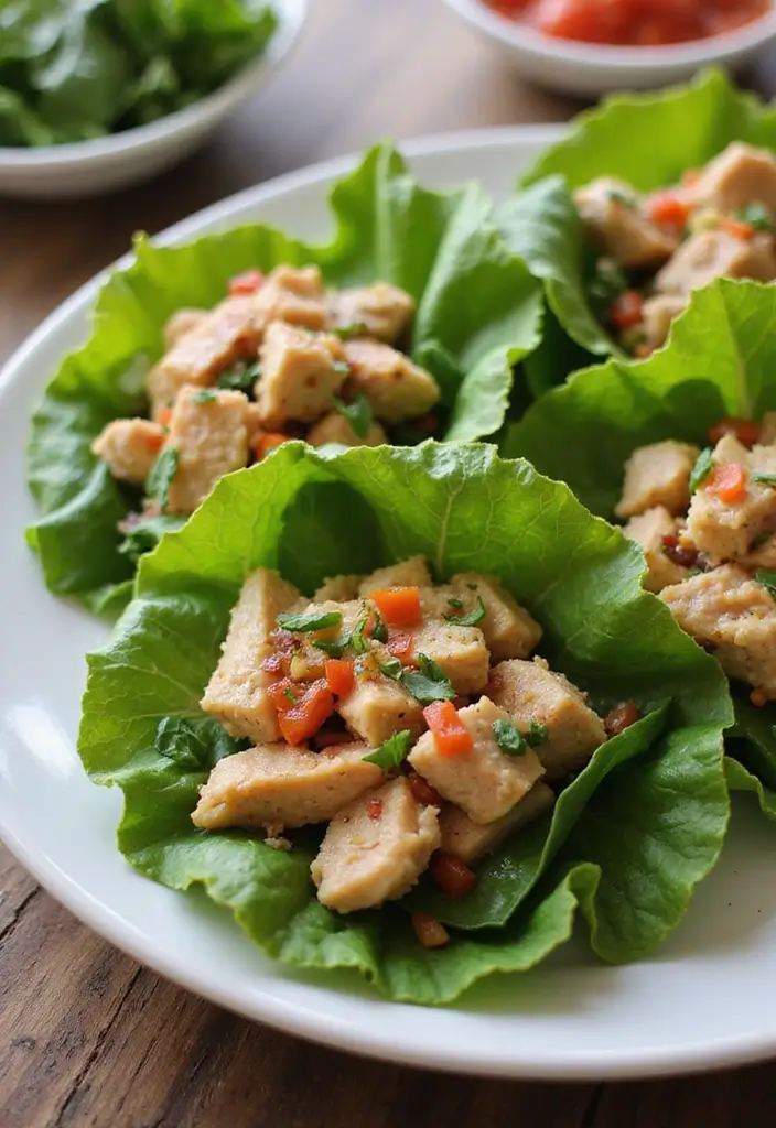 30 Meal Prep Recipes to Lose Weight and Eat Better - 13. Turkey and Spinach Lettuce Wraps