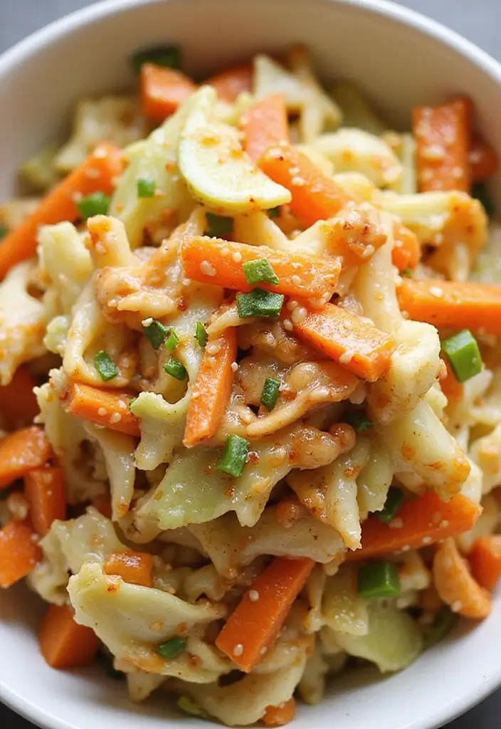 30 Meal Prep Recipes to Lose Weight and Eat Better - 21. Cabbage and Carrot Slaw
