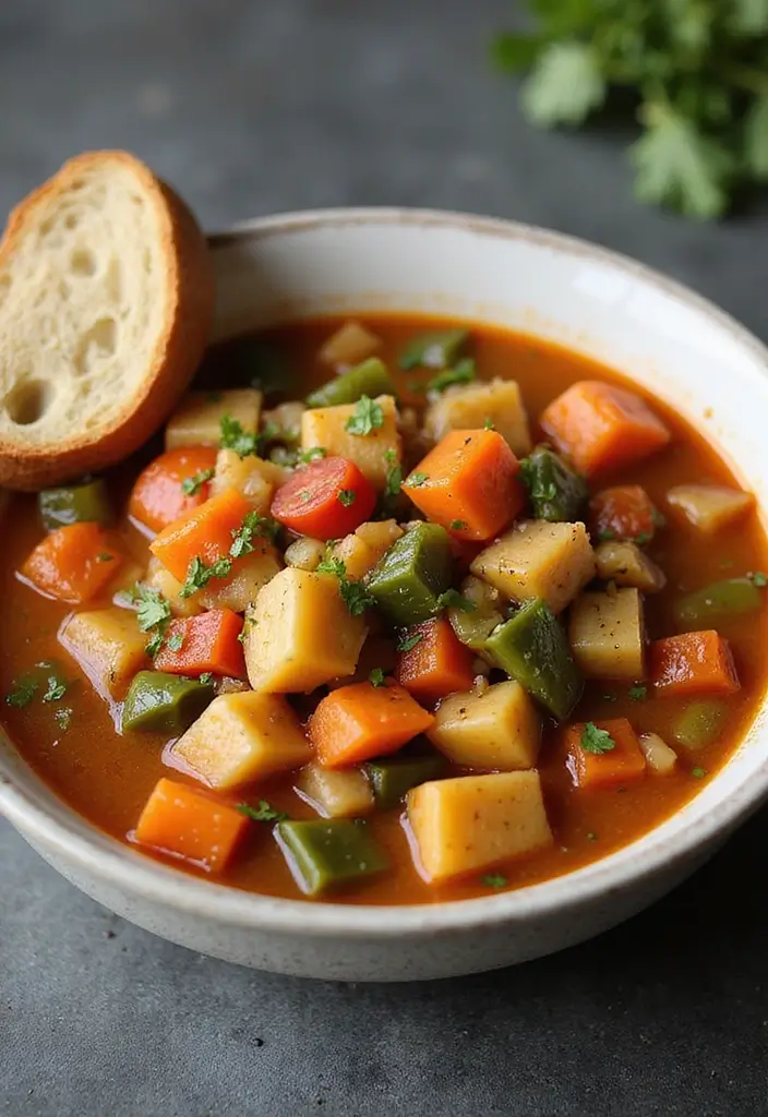 30 Meal Prep Recipes to Lose Weight and Eat Better - 26. Vegetable Minestrone Soup