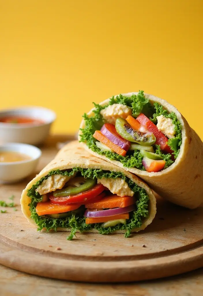 30 Mediterranean Diet Meal Prep Recipes for a Fresh Week Ahead 51 30 Mediterranean Diet Meal Prep Recipes for a Fresh Week Ahead - 11. Mediterranean Veggie Wrap