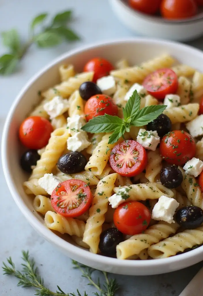 30 Mediterranean Diet Meal Prep Recipes for a Fresh Week Ahead 66 30 Mediterranean Diet Meal Prep Recipes for a Fresh Week Ahead - 14. Mediterranean Pasta Salad