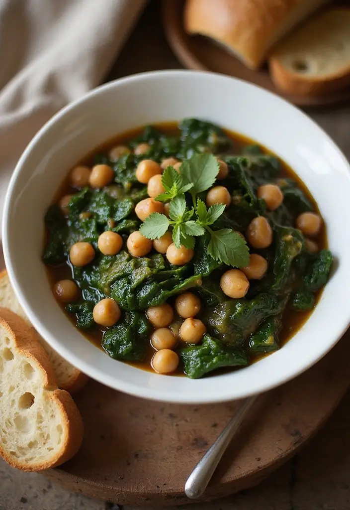 30 Mediterranean Diet Meal Prep Recipes for a Fresh Week Ahead 107 30 Mediterranean Diet Meal Prep Recipes for a Fresh Week Ahead - 21. Spinach and Chickpea Stew