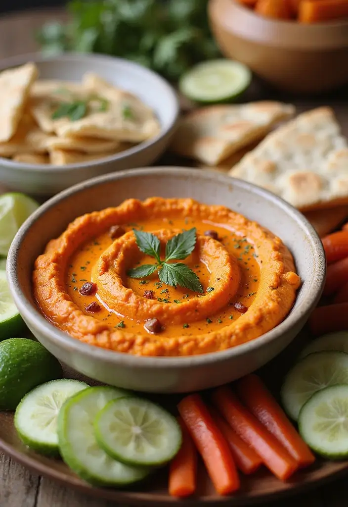 30 Mediterranean Diet Meal Prep Recipes for a Fresh Week Ahead 112 30 Mediterranean Diet Meal Prep Recipes for a Fresh Week Ahead - 22. Roasted Red Pepper Hummus