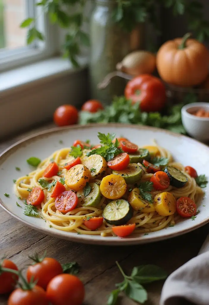 30 Mediterranean Diet Meal Prep Recipes for a Fresh Week Ahead 21 30 Mediterranean Diet Meal Prep Recipes for a Fresh Week Ahead - 5. Grilled Vegetable Pasta
