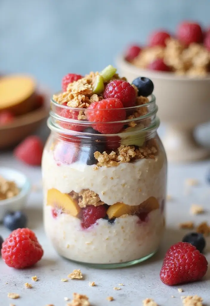 30 Overnight Oats Meal Prep Recipes for Healthy Mornings - 20. Rawnola Overnight Oats