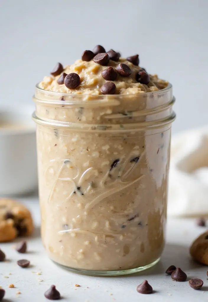30 Overnight Oats Meal Prep Recipes for Healthy Mornings - 29. Breakfast Cookie Dough Oats