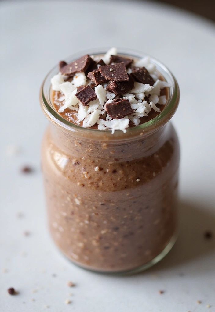 30 Overnight Oats Meal Prep Recipes for Healthy Mornings - 4. Chocolate Coconut Dream