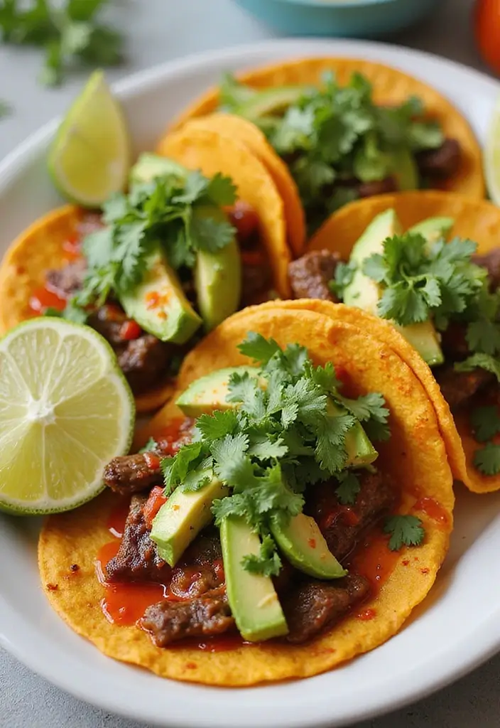 30 Steak Meal Prep Recipes for Protein-Packed Meals 66 30 Steak Meal Prep Recipes for Protein-Packed Meals - 12. Sriracha Steak Tacos