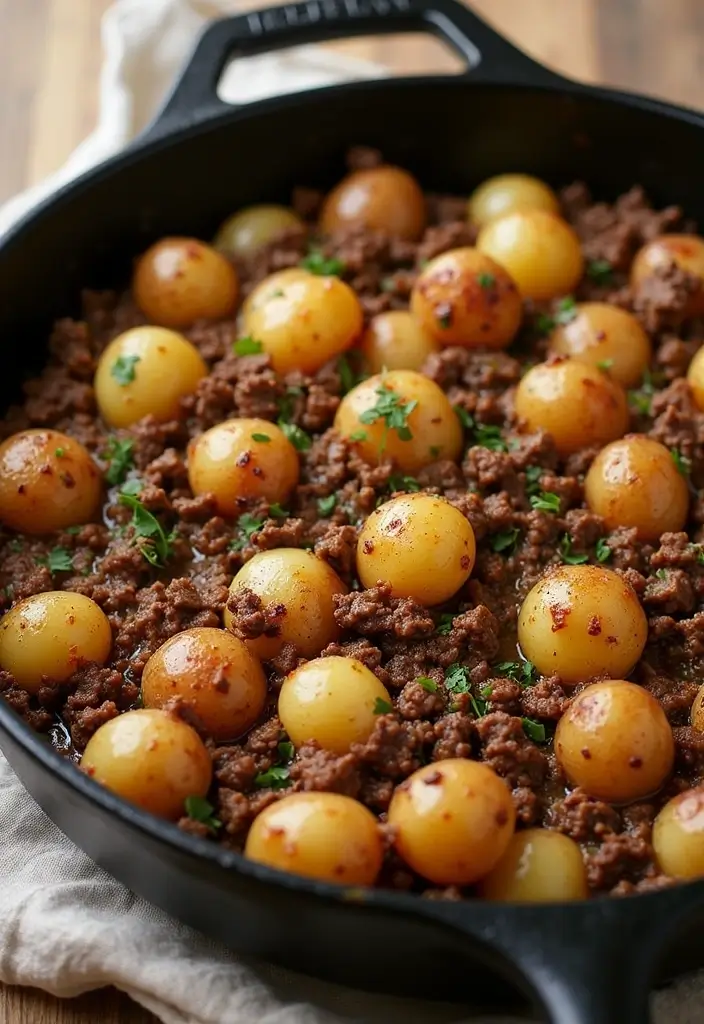 30 Steak Meal Prep Recipes for Protein-Packed Meals 132 30 Steak Meal Prep Recipes for Protein-Packed Meals - 24. Beef and Potato Skillet