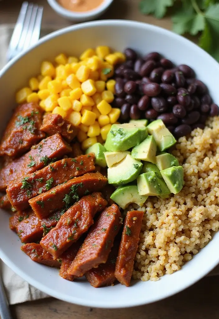 30 Steak Meal Prep Recipes for Protein-Packed Meals 22 30 Steak Meal Prep Recipes for Protein-Packed Meals - 4. Spicy Steak and Quinoa Bowls